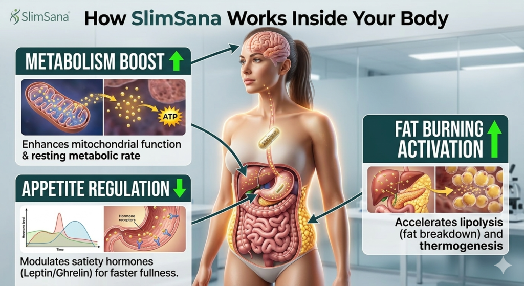 How SlimSana works to support natural weight loss